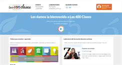 Desktop Screenshot of las400clases.com
